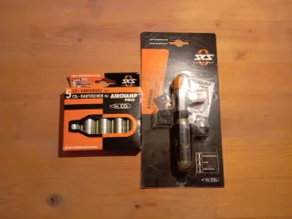Hinchador SKS Airchamp Pro + 5 cartuchos CO2