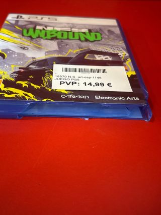 Juego PS5 NFS Unbound