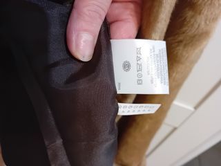 Abrigo visón sintético- oportunidad