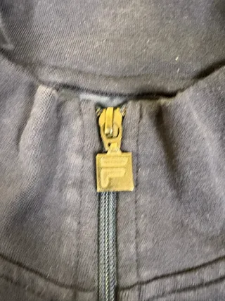 Hoodie Fila Vintage Premium Blue Red Talla XL