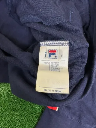 Hoodie Fila Vintage Premium Blue Red Talla XL