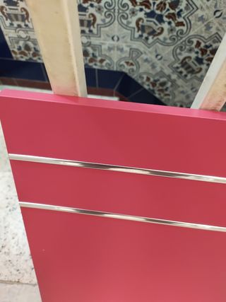 Cabecero para cama de 90 para  niña en rosa.