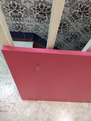 Cabecero para cama de 90 para  niña en rosa.