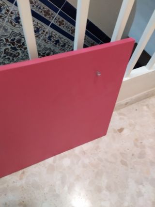 Cabecero para cama de 90 para  niña en rosa.