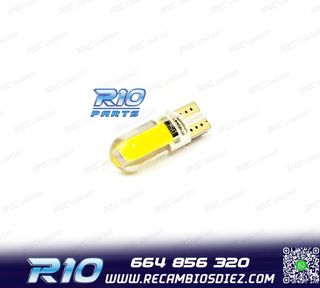 BOMBILLA LED CANBUS W5W T10 ECONÓMICA SILICONE