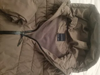 Abrigo niño 10 años verde militar