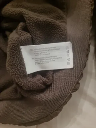 Abrigo niño 10 años verde militar