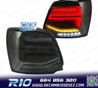 PILOTOS LED PARA VOLKSWAGEN VW POLO 6R 6C 09-17 DINAMICOS