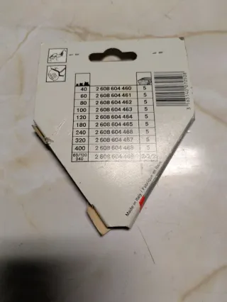 Lijas Bosch Triangulares 120 Grano (5 uds)