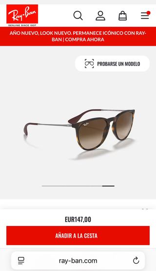 Gafas Ray-Ban Erika 4171