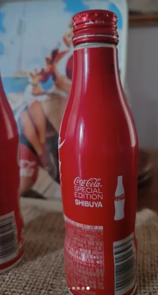 Coca Cola Bottiglie Alluminio Vuote (3pz)