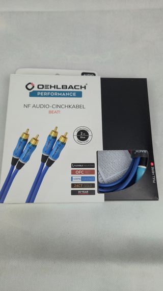 Cable RCA Oehlbach Beat 2m Azul