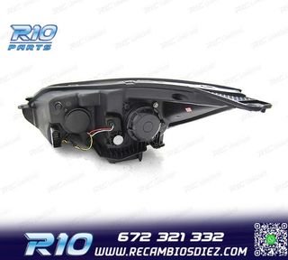 FAROS FORD FOCUS MK3 11-14 LUZ DIURNA LED NEGROS