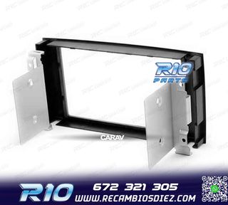 MARCO NEGRO RADIO 2-DIN PARA VOLKSWAGEN VW TOUAREG 02-10 T5