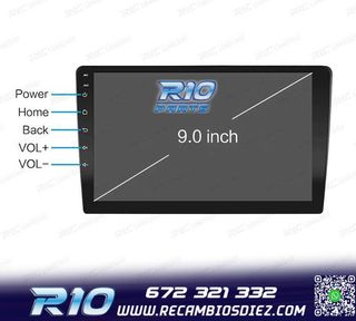 RADIO 9" GPS ANDROID 13 QUAD CORE 64GB ROM