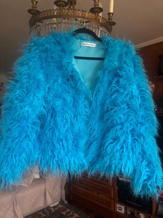 Chaquetón pelo azulón