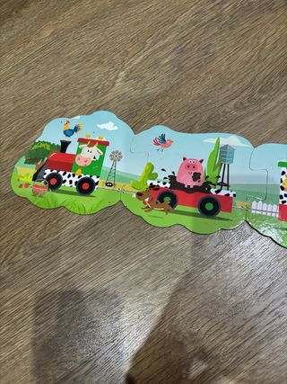 Libro y puzzle XL de Animales de la granja