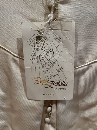 Vestido de Novia Vintage Pepe Botella Años 90