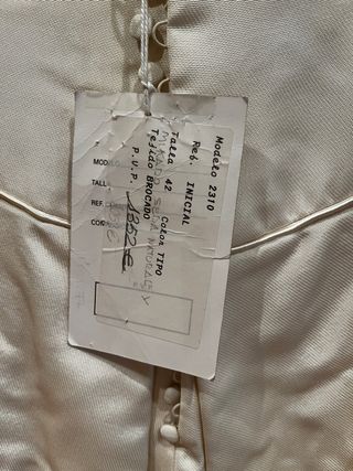 Vestido de Novia Vintage Pepe Botella Años 90