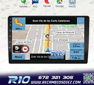 RADIO 9" GPS ANDROID 13 QUAD CORE 64GB ROM
