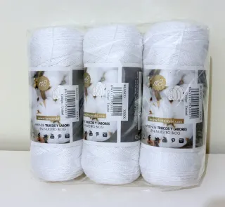 3 zepelines perle Rubi egipcio blanco