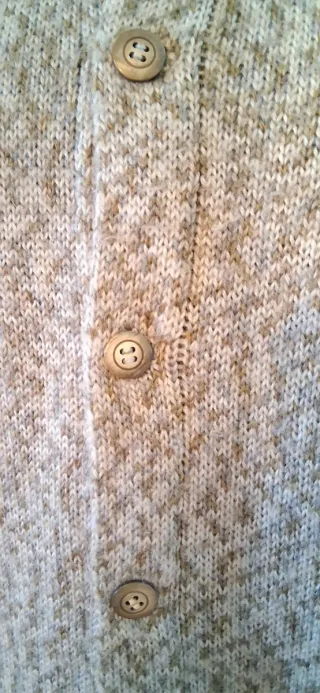 Cardigan vintage unisex grigio