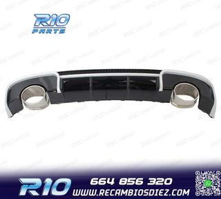 DIFUSOR AUDI A3 8V 12-16 LOOK RS + COLAS ESCAPE