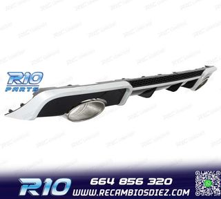 DIFUSOR AUDI A3 8V 12-16 LOOK RS + COLAS ESCAPE