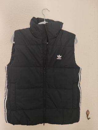 Chaleco acolchado Adidas negro