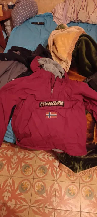 Napapijri Anorak Rojo y Multicolor
