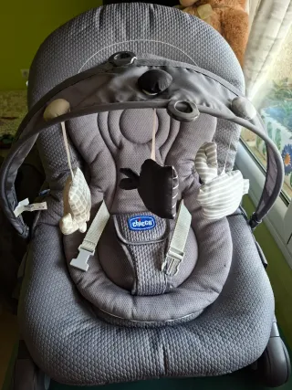 Hamaca Mecedora Bebé Chicco Gris