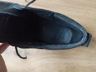 Stivali Superga Pelle Vintage Neri