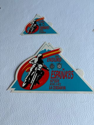 Lote pegatinas motociclismo