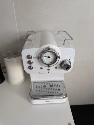 Cafetera Express CREATE Thera Retro Blanca