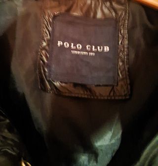Cazadora Acolchada Polo Club Talla M Negra