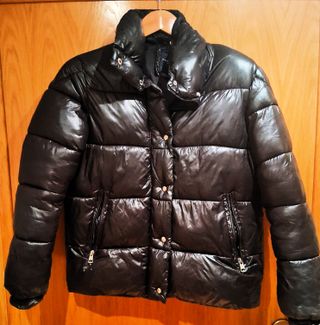 Cazadora Acolchada Polo Club Talla M Negra