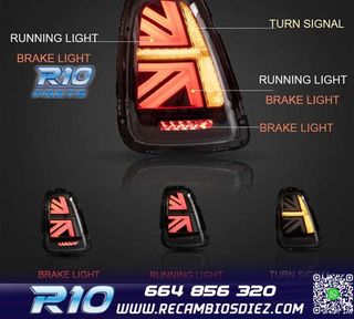 PILOTOS LED MINI COOPER R56 R57 07-13 ROJO
