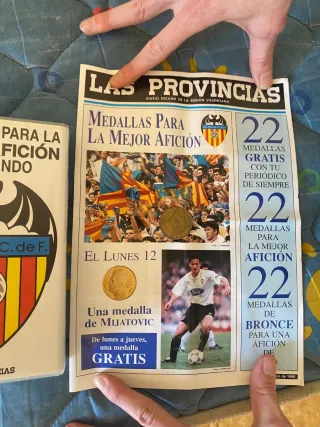 Medallas Valencia CF Mejor Afición