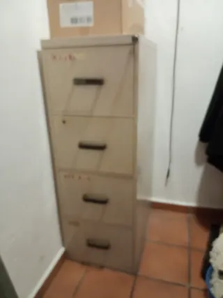 Mueble archivador 4 cajones con cerradura