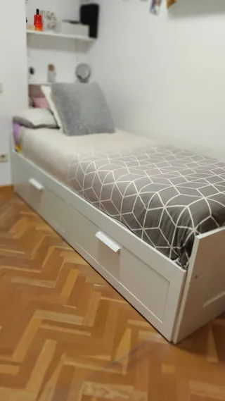 Cama nido Ikea con cajones