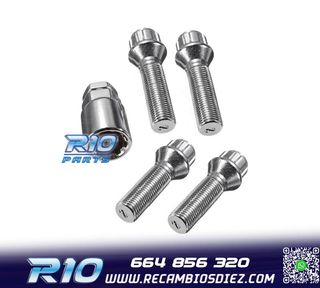 TORNILLOS ANTIRROBO LARGOS 12X125 CÓNICO