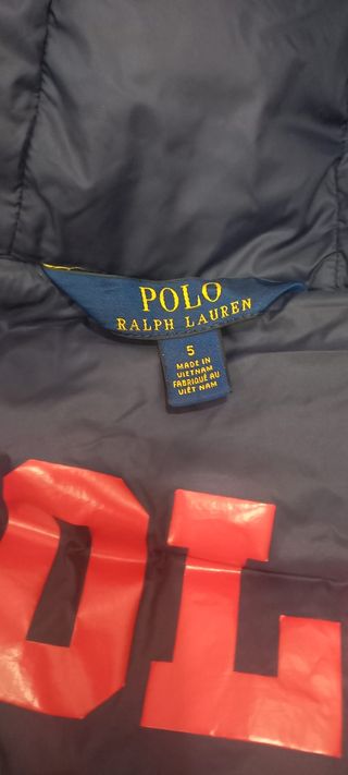 Chaqueta Polo Ralph Lauren niña azul. Talla 5