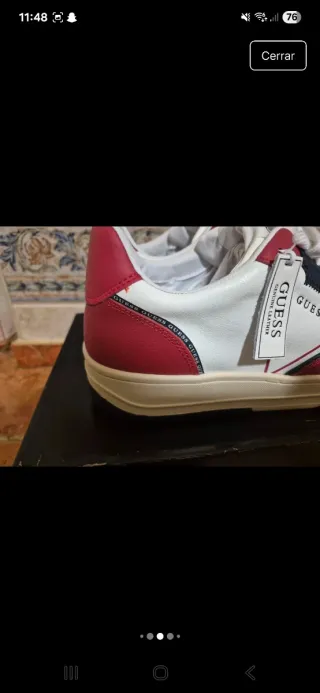Zapatillas Guess Rojas y Blancas