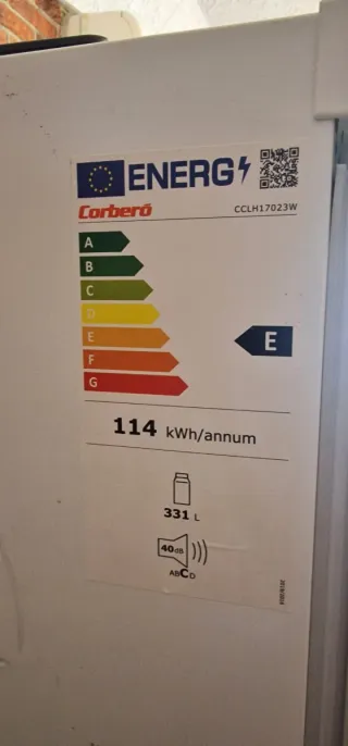 Nevera vertical Corbero