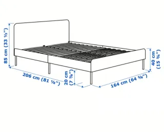 Cama con Colchón 200x160 incluido Ikea