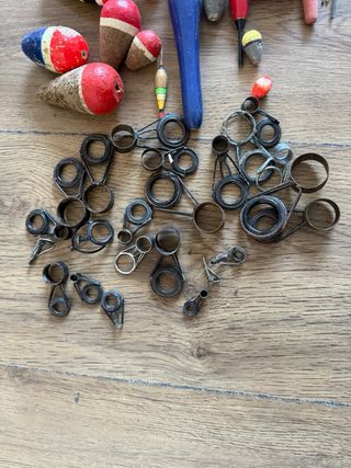 Lote de artículos de pesca