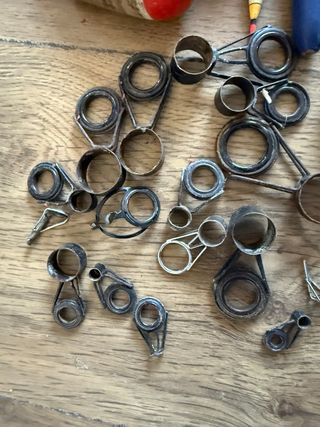 Lote de artículos de pesca