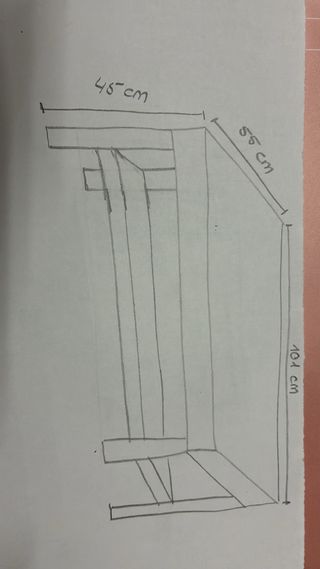 Conjunto Muebles Salón Madera y Cristal