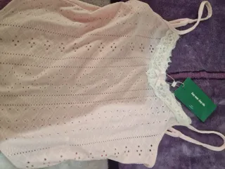 Body encaje rosa nuevo T. S