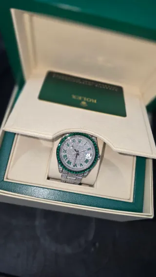 Rolex Datejust Esfera Diamante Bisel Zafiro